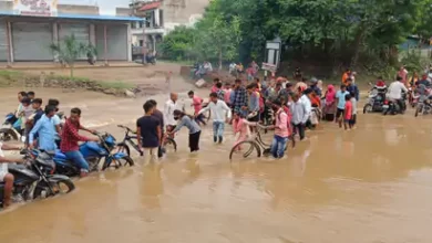 बाढ़ का पंचक: हरि नाला पुल के ऊपर 3 फीट पानी, तेज बहाव में भी आना-जाना कर रहे लोग 4 dbcl 1695300803650c3cc3a7924 21sepkawardha10