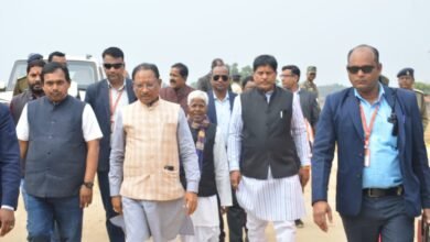 मुख्यमंत्री विष्णुदेव साय पहुंचे कंडोर, कुनकुरी हेलीपैड 1 1707641369 71ce17a6b21e98c8662c