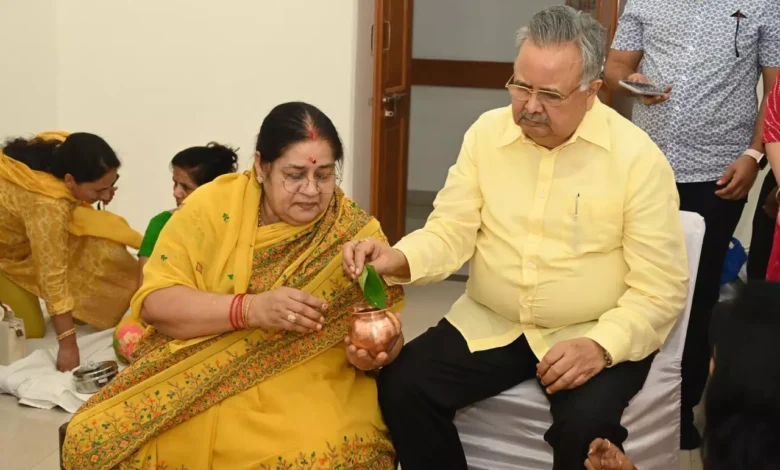 स्पीकर हाउस में डॉ रमन सिंह ने की पूजा अर्चना 4 3806173 untitled 53 copy 1