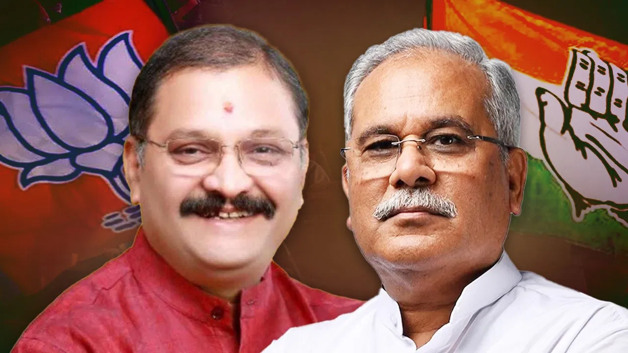 राजनांदगांव लोकसभा का रिजल्ट:पूर्व सीएम भूपेश बघेल हुए पीछे, BJP प्रत्याशी संतोष पांडेय 49020 वोटों से आगे 1 chhattisgarh rajnandgaon seat