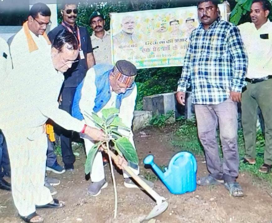 मुख्यमंत्री ने सर्किट हॉउस कसडोल में लगाया बरगद का पौधा 1 img 7063 1