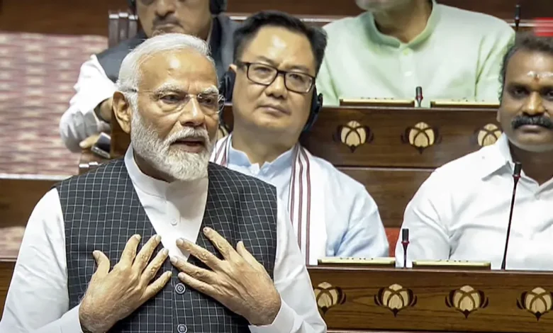 राज्यसभा LIVE : मणिपुर में शांति स्थापित करने के प्रयास जारी, कम हुई हिंसा की घटनाएं : पीएम मोदी 6 narendra modi 2