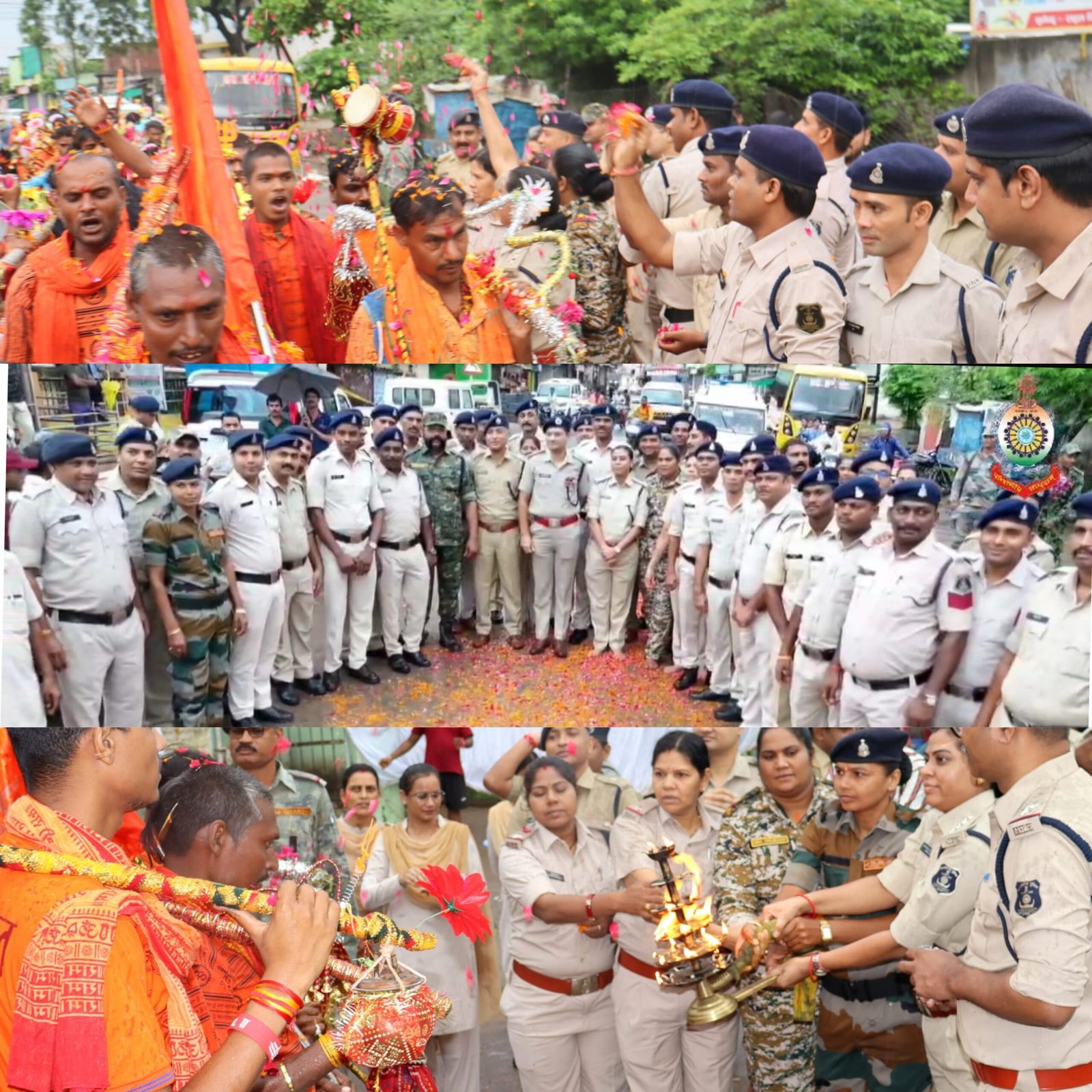 अमरकंटक से 150 किलोमीटर पदयात्रा कर पहली जत्था पहुंची कवर्धा, पुलिस अधीक्षक सहित अधिकारी-जवान, जनप्रतिनिधियों, नागरिकों ने किया भव्य स्वागत 1 photo output 2 5 scaled