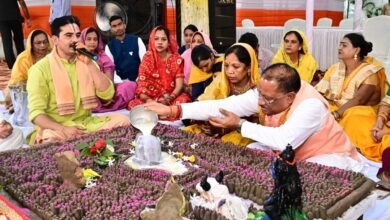 मुख्यमंत्री विष्णु देव साय ने पवित्र सावन मास पर मुख्यमंत्री निवास में किया शिव रूद्रामहाभिषेक 1 मुख्यमंत्री विष्णु देव साय ने पवित्र सावन मास पर मुख्यमंत्री निवास में किया शिव रूद्रामहाभिषेक