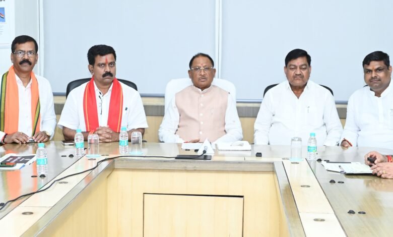 मुख्यमंत्री विष्णु देव साय ने ई-आफिस प्रणाली और स्वागतम पोर्टल का किया शुभारंभ