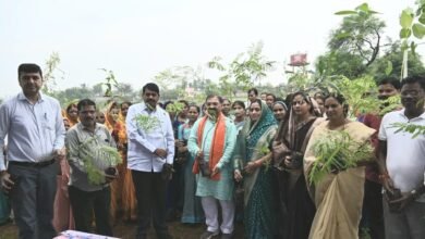 सांसद संतोष पांडे और जिला पंचायत अध्यक्ष सुशीला भट्ट ने 'एक पेड़ माँ के नाम' अभियान के तहत समनापुर में किया वृक्षारोपण 1 सांसद संतोष पांडे और जिला पंचायत अध्यक्ष सुशीला भट्ट ने 'एक पेड़ माँ के नाम' अभियान के तहत समनापुर में किया वृक्षारोपण