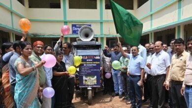 कलेक्टर जनमेजय महोबे ने उल्लास नवभारत साक्षरता कार्यक्रम का किया शुभारंभ: साक्षरता रथ को हरी झंडी दिखाई 1 कलेक्टर जनमेजय महोबे ने उल्लास नवभारत साक्षरता कार्यक्रम का किया शुभारंभ: साक्षरता रथ को हरी झंडी दिखाई