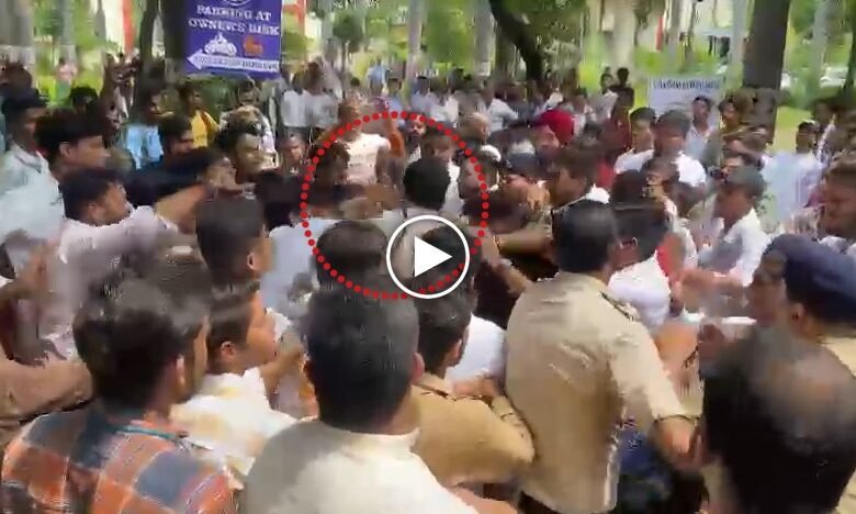 chhattisgarh collage abvp nsui fight