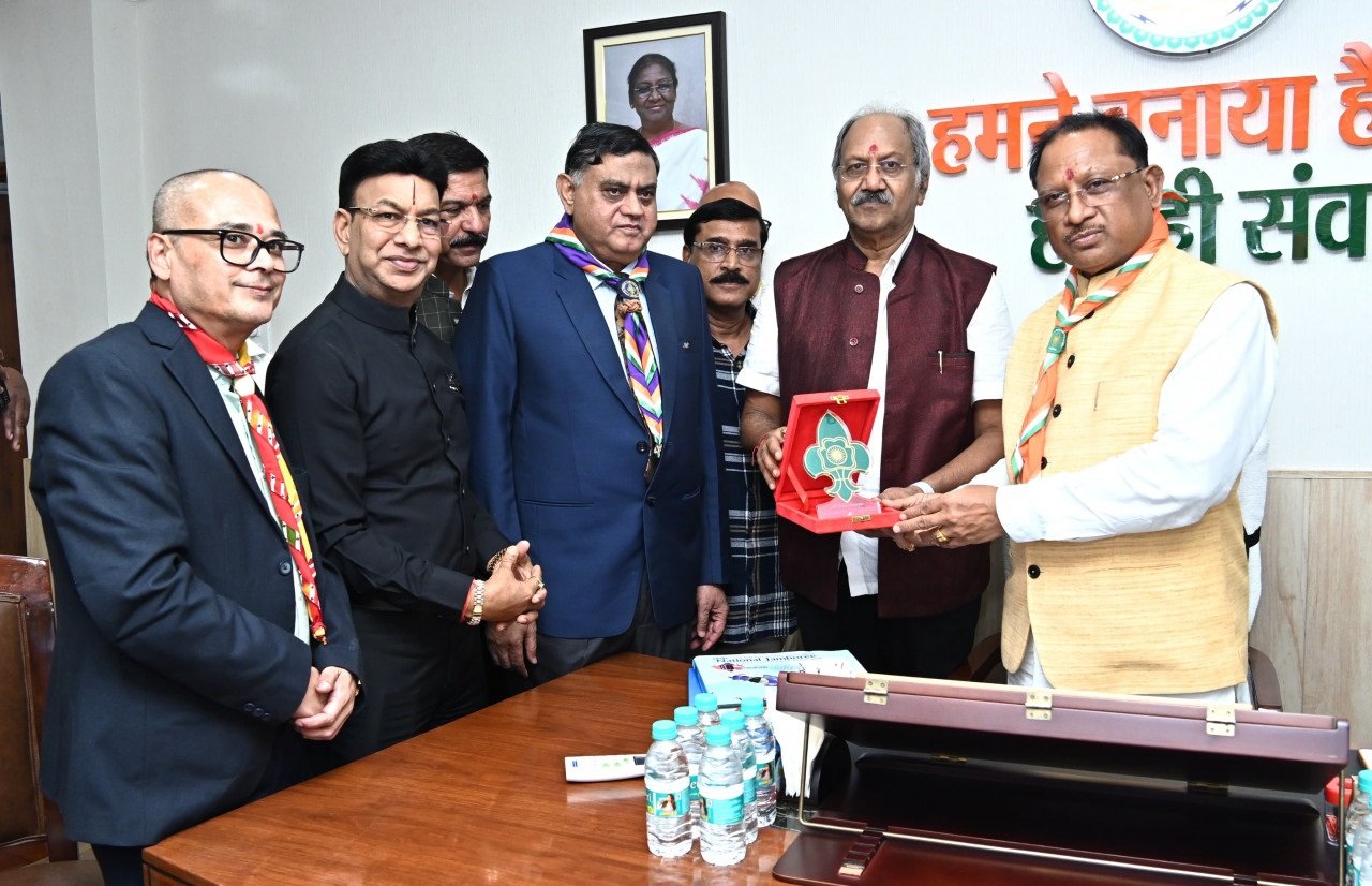 छत्तीसगढ़ में आयोजित होगा 19वां नेशनल जैम्बोरी, मुख्यमंत्री से भारत स्काउट्स और गाइड्स संघ प्रतिनिधिमंडल ने की मुलाकात 1 छत्तीसगढ़ में आयोजित होगा 19वां नेशनल जैम्बोरी