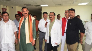 स्वास्थ्य मंत्री श्याम बिहारी जायसवाल ने मल्टी स्पेशलिटी हॉस्पिटल बिलासपुर का किया निरीक्षण 1 स्वास्थ्य मंत्री श्याम बिहारी जायसवाल ने मल्टी स्पेशलिटी हॉस्पिटल बिलासपुर का किया निरीक्षण