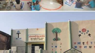 महात्मा गांधी नरेगा योजना के अभिसरण से निर्मित आंगनबाड़ी भवन ग्रामीणों के लिए बना सुविधाओं का केंद्र
