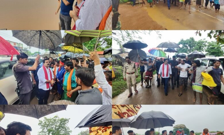 उपमुख्यमंत्री विजय शर्मा ने सुबह बाढ़ प्रभावित क्षेत्रों का किया निरीक्षण, प्रभावित परिवारों से मिलकर स्थिति की ली जानकारी 