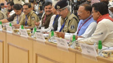 छत्तीसगढ़ के मुख्यमंत्री विष्णुदेव साय आज नई दिल्ली के विज्ञान भवन में आयोजित नक्सल प्रभावित राज्यों के मुख्यमंत्रियों की समीक्षा बैठक में हुए शामिल