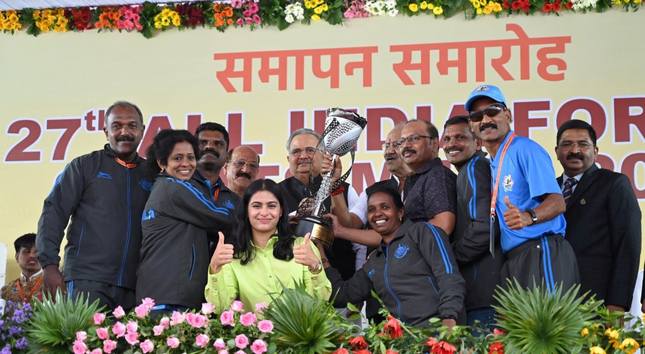 अखिल भारतीय वन खेलकूद प्रतियोगिता में छत्तीसगढ़ बना ओवरऑल चैम्पियन 1 अखिल भारतीय वन खेलकूद प्रतियोगिता में छत्तीसगढ़ बना ओवरऑल चैम्पियन