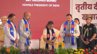 आईआईटियन्स ने वैश्विक स्तर पर बनाई अपनी विशेष पहचान- राष्ट्रपति द्रौपदी मुर्मु 9 आईआईटियन्स ने वैश्विक स्तर पर बनाई अपनी विशेष पहचान- राष्ट्रपति द्रौपदी मुर्मु
