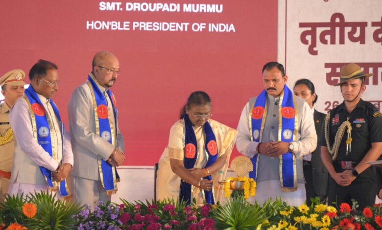 आईआईटियन्स ने वैश्विक स्तर पर बनाई अपनी विशेष पहचान- राष्ट्रपति द्रौपदी मुर्मु