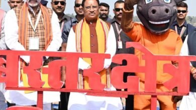 मुख्यमंत्री विष्णु देव साय का बस्तरिया अंदाज में हुआ स्वागत