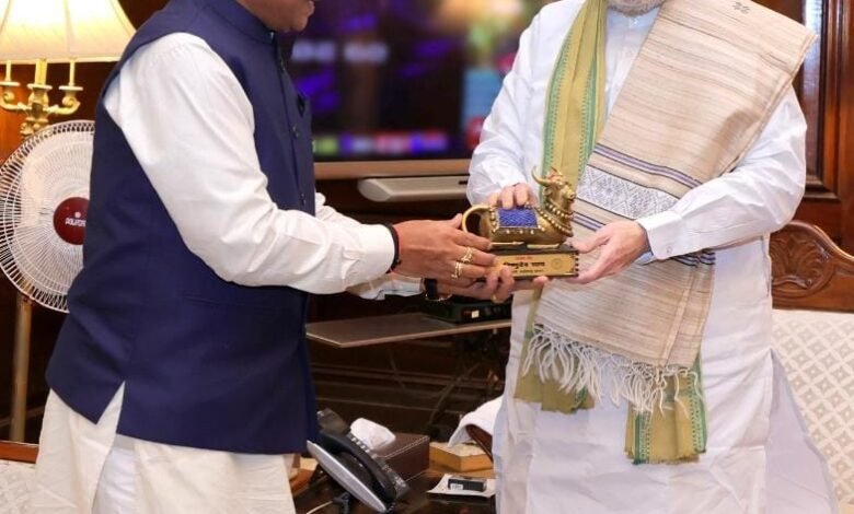 मुख्यमंत्री विष्णुदेव साय ने केंद्रीय गृहमंत्री अमित शाह से की मुलाकात