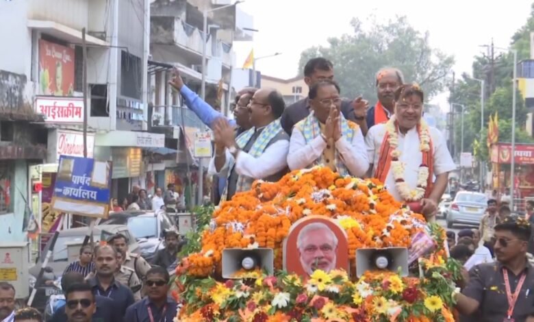 छत्तीसगढ़ चुनाव 2024: रायपुर दक्षिण में थमा चुनावी शोर, सीएम विष्णुदेव साय ने किया रोड शो