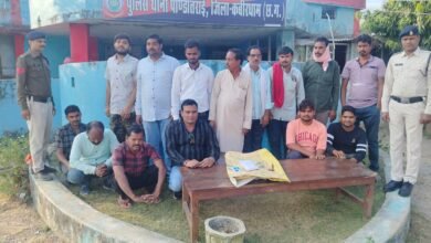 पांडातराई पुलिस की कार्रवाई: 15 जुआरी गिरफ्तार, ₹70,200 नकद और ताश बरामद