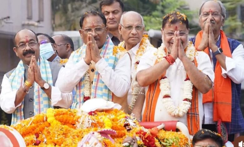 रायपुर दक्षिण उपचुनाव: 46167 वोटों से सुनील सोनी की ऐतिहासिक जीत, भाजपा कार्यालय में जश्न का माहौल