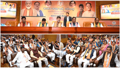 BJP की निकाय और पंचायत चुनावी रणनीति तैयार: रायपुर बैठक में नितिन नबीन बोले- ‘अच्छा नेता वही, जो बनाए नई टीम’, CM साय ने कहा- जनता के आशीर्वाद से जीत तय! 1 BJP की निकाय और पंचायत चुनावी रणनीति तैयार: रायपुर बैठक में नितिन नबीन बोले- ‘अच्छा नेता वही, जो बनाए नई टीम’, CM साय ने कहा- जनता के आशीर्वाद से जीत तय!