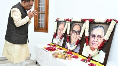 मुख्यमंत्री विष्णु देव साय ने कुशाभाऊ ठाकरे और सुंदर लाल पटवा की पुण्यतिथि तथा अरुण जेटली की जयंती पर उन्हें किया नमन