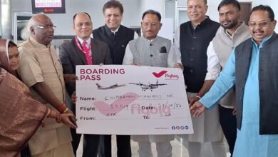 मुख्यमंत्री विष्णुदेव साय ने रायपुर-अंबिकापुर-बिलासपुर हवाई सेवा का स्वामी विवेकानंद विमानतल पर किया शुभारंभ 1 मुख्यमंत्री विष्णुदेव साय ने रायपुर-अंबिकापुर-बिलासपुर हवाई सेवा का स्वामी विवेकानंद विमानतल पर किया शुभारंभ