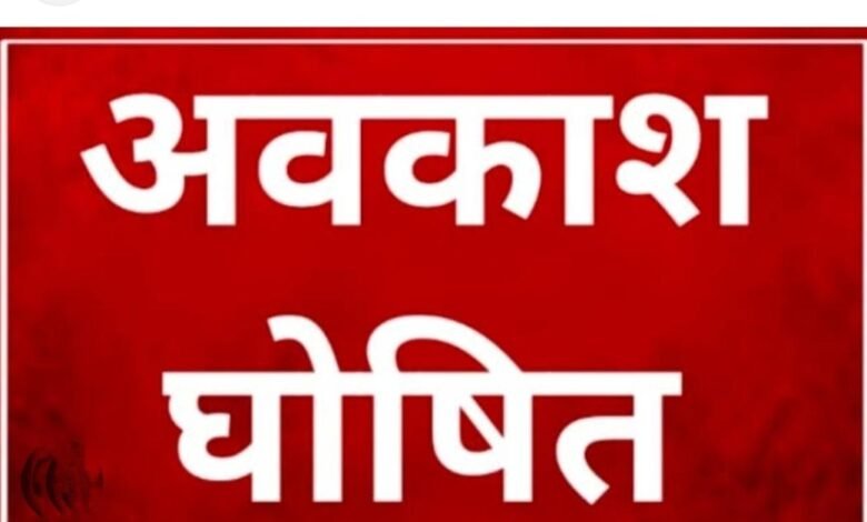 छत्तीसगढ़ में निकाय और पंचायत चुनाव के लिए 3 दिनों का सार्वजनिक अवकाश घोषित, देखें आदेश