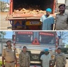 कवर्धा में अवैध खैर लकड़ी तस्करी का खुलासा: ट्रक जप्त, आरोपी गिरफ्तार