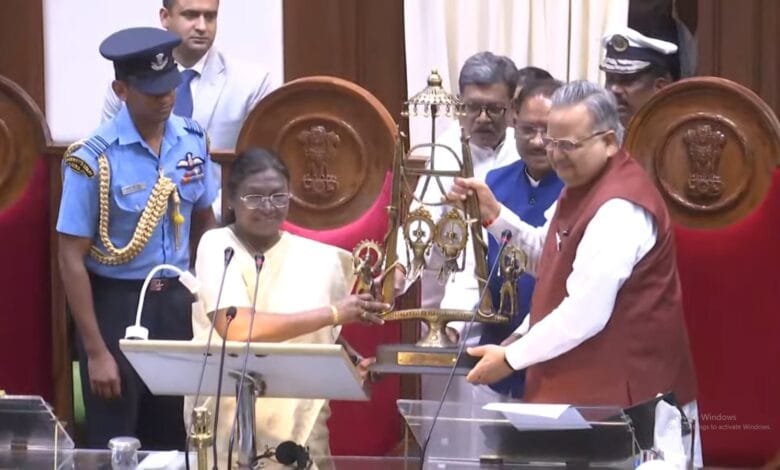छत्तीसगढ़ विधानसभा में राष्ट्रपति का ऐतिहासिक संबोधन: कहा – 'छत्तीसगढ़िया सबले बढ़िया'