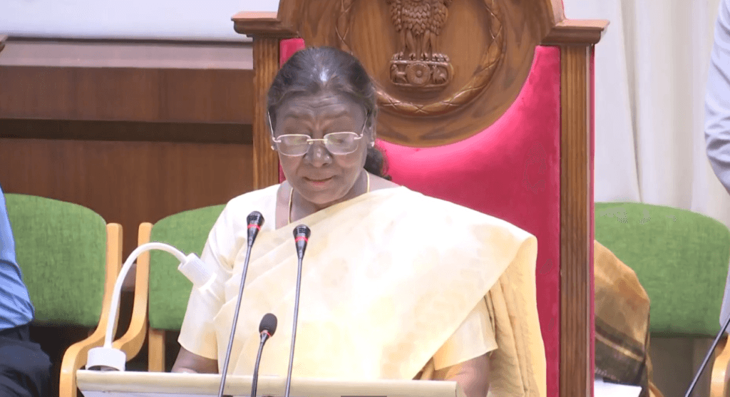 छत्तीसगढ़ विधानसभा में राष्ट्रपति का ऐतिहासिक संबोधन: कहा – 'छत्तीसगढ़िया सबले बढ़िया'