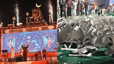 भोरमदेव महोत्सव के दौरान बवाल: हंसराज रघुवंशी की प्रस्तुति में बेकाबू हुई भीड़, हजारों कुर्सियां तोड़ीं, प्रशासन को रोकना पड़ा कार्यक्रम 3 भोरमदेव महोत्सव के दौरान बवाल: हंसराज रघुवंशी की प्रस्तुति में बेकाबू हुई भीड़, हजारों कुर्सियां तोड़ीं, प्रशासन को रोकना पड़ा कार्यक्रम