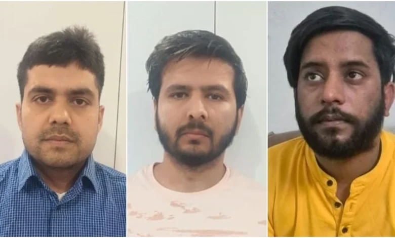 पुलिस की बड़ी कार्रवाई: 11 लाख रुपये की साइबर ठगी में दिल्ली से तीन आरोपी गिरफ्तार, सीए भी शामिल