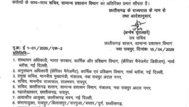 IAS BREAKING: रजत कुमार को मिला GAD सचिव का अतिरिक्त प्रभार, मुकेश बंसल इस जिम्मेदारी से मुक्त 2 IAS BREAKING: रजत कुमार को मिला GAD सचिव का अतिरिक्त प्रभार, मुकेश बंसल इस जिम्मेदारी से मुक्त