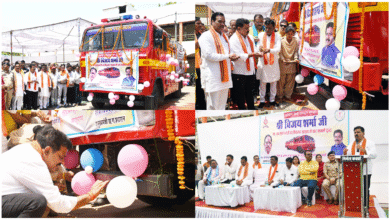 कबीरधाम को मिली दो अत्याधुनिक अग्निशमन वाहन, उपमुख्यमंत्री विजय शर्मा ने हरी झंडी दिखा कर किया रवाना 13 कबीरधाम को मिली दो अत्याधुनिक अग्निशमन वाहन, उपमुख्यमंत्री विजय शर्मा ने हरी झंडी दिखा कर किया रवाना