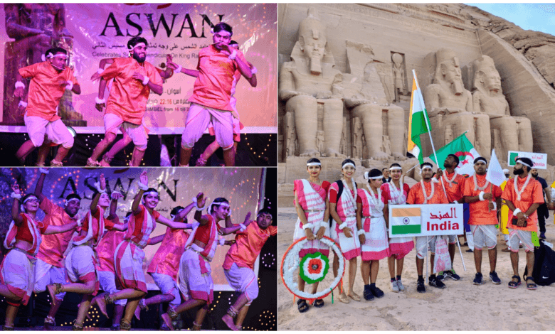 मिस्र के पिरामिड के सामने छत्तीसगढ़ का पंथी नृत्य, नील नदी में फहराया तिरंगा; विश्व मंच पर गूँजी छत्तीसगढ़ की सांस्कृतिक पहचान