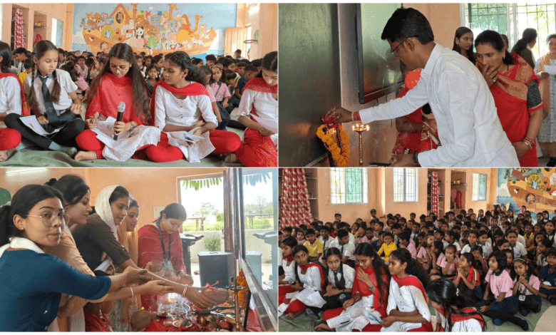 दिल्ली पब्लिक स्कूल में हनुमान प्राकट्योत्सव पर विद्यार्थियों ने शुरू की ‘प्याऊ सेवा’, भजन-चालीसा से गूंजा परिसर