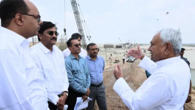 शेरपुर-दिघवारा 6 लेन गंगा पुल का सीएम नीतीश कुमार ने किया निरीक्षण, 2027 तक होगा निर्माण कार्य पूर्ण