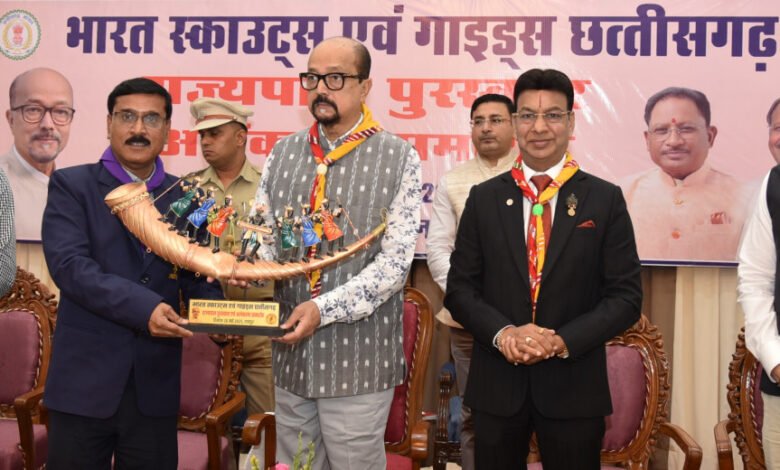 राज्यपाल ने किया भारत स्काउट्स गाइड्स छत्तीसगढ़ के राज्यस्तरीय अलंकरण समारोह का उद्घाटन