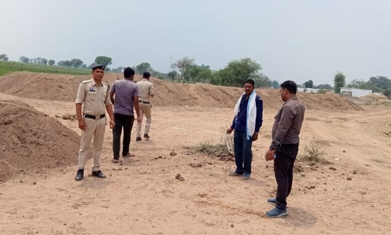 खनिज माफियाओं पर शिकंजा: खेलटुकरी में 1041 घन मीटर अवैध रेत जब्त