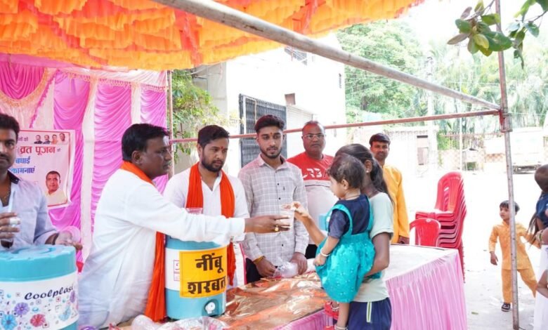 वट सावित्री पूजन पर नपाध्यक्ष चंद्रप्रकाश चंद्रवंशी ने किया स्थलों का निरीक्षण, श्रद्धालुओं को दी शुभकामनाएं