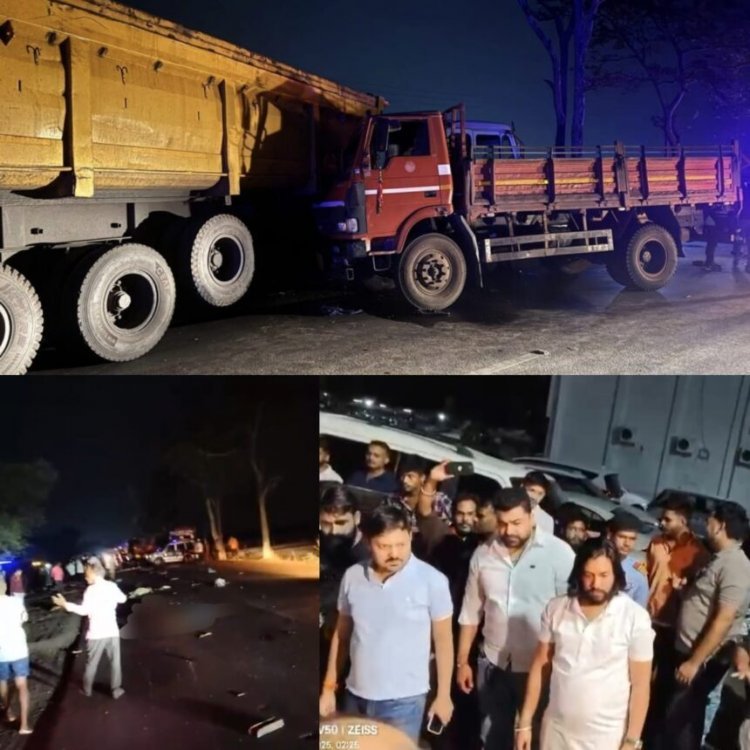 छत्तीसगढ़ में दर्दनाक सड़क हादसा: ट्रेलर की टक्कर से 13 लोगों की मौत, 10 महिलाएं और 3 बच्चे शामिल, मुख्यमंत्री ने जताया शोक 1 छत्तीसगढ़ में दर्दनाक सड़क हादसा: ट्रेलर की टक्कर से 13 लोगों की मौत, 10 महिलाएं और 3 बच्चे शामिल, मुख्यमंत्री ने जताया शोक