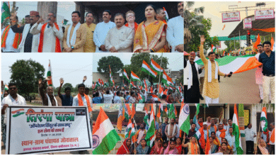 कवर्धा में निकली भव्य तिरंगा यात्रा, ऑपरेशन सिंदूर की सफलता पर जिले के गांव-गांव में गूंजा भारत माता की जय; सांसद संतोष पाण्डेय ने कहा – "सेना का सम्मान, राष्ट्र की पहचान" 2 कवर्धा में निकली भव्य तिरंगा यात्रा, ऑपरेशन सिंदूर की सफलता पर जिले के गांव-गांव में गूंजा भारत माता की जय
