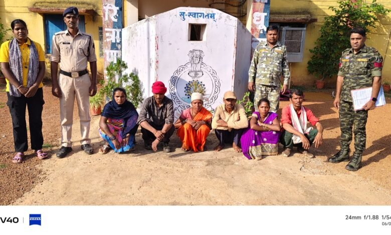 पशु तस्करी पर बड़ी कार्रवाई: 60 मवेशी जब्त, 6 आरोपी गिरफ्तार