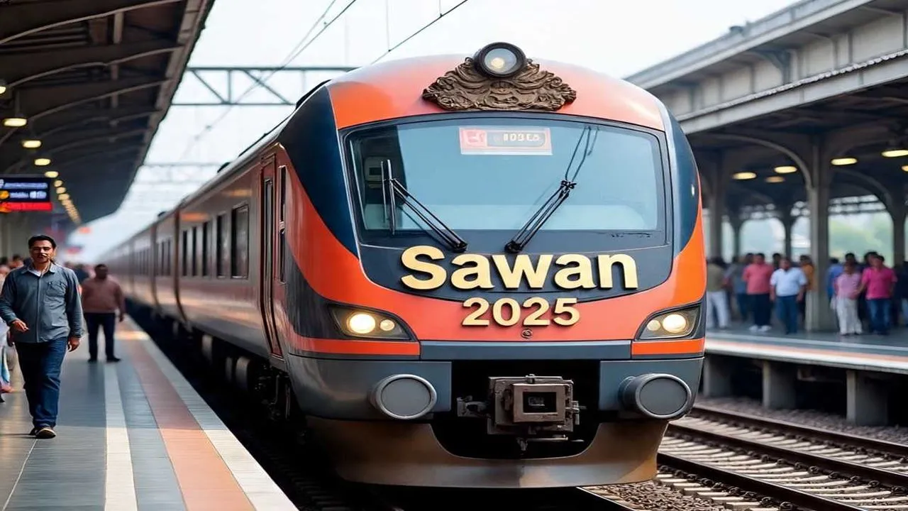 सावन 2025 स्पेशल ट्रेन: छत्तीसगढ़ से बाबा धाम जाने वालों के लिए रेलवे की सौगात, 12 जुलाई से शुरू होगा संचालन 1 सावन 2025 स्पेशल ट्रेन: छत्तीसगढ़ से बाबा धाम जाने वालों के लिए रेलवे की सौगात, 12 जुलाई से शुरू होगा संचालन