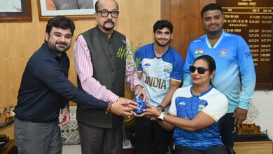 छत्तीसगढ़ के अनिमेष कुजूर ने रचा नया इतिहास, 100 मीटर दौड़ में बनाया नया राष्ट्रीय रिकॉर्ड; राज्यपाल से पैरा डोंगी एथलीट ने की भेंट 11 छत्तीसगढ़ के अनिमेष कुजूर ने रचा नया इतिहास, 100 मीटर दौड़ में बनाया नया राष्ट्रीय रिकॉर्ड; राज्यपाल से पैरा डोंगी एथलीट ने की भेंट