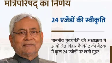 बिहार विधानसभा चुनाव 2025 से पहले नीतीश सरकार का बड़ा दांव: कैबिनेट ने मंजूर किए 24 लोकलुभावन प्रस्ताव, युवाओं-किसानों-कलाकारों को सीधा फायदा 7 बिहार विधानसभा चुनाव 2025 से पहले नीतीश सरकार का बड़ा दांव: कैबिनेट ने मंजूर किए 24 लोकलुभावन प्रस्ताव, युवाओं-किसानों-कलाकारों को सीधा फायदा