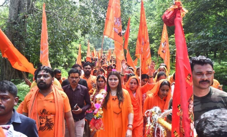 अमरकंटक से भोरमदेव तक 151 किमी की कांवड़ यात्रा पर निकलीं विधायक भावना बोहरा