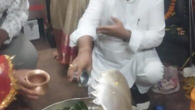 कैलाश मानसरोवर समेत पवित्र नदियों के जल से हुआ भोरमदेव शिवलिंग का अभिषेक